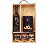 Piccola valigia da buongustaio (legno) - La Chinata