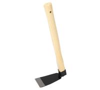 Piccola Zappa con Manico in Legno con Impugnatura Ergonomica per Un Efficace Scavo e diserbo. 1 Attrezzo da Giardinaggio in Acciaio al Carbonio