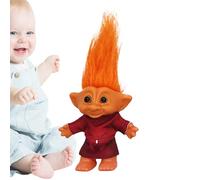 Piccole Bambole Troll | Personaggi Natalizi Mini Brutti,Decorazione Collezionabile per Feste, Simpatiche Figure da Esposizione, Originale Soprammobile Retrò per Librerie e