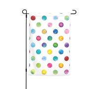 Piccole bandiere blu a pois per cortile giardino bandiera spessa per portici prati resistenti allo sbiadimento