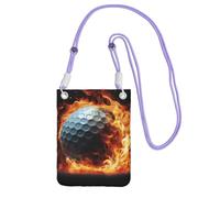 Piccole borse a tracolla per le donne borsa del telefono cellulare borsa impermeabile del telefono della palla di golf sul fuoco borse del raccoglitore del pacchetto di Fanny