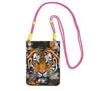 Piccole borse a tracolla per le donne borsa del telefono cellulare borsa impermeabile del telefono della tigre del camuffamento borse del raccoglitore del sacchetto del sacchetto