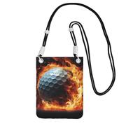 Piccole borse a tracolla per le donne borsa del telefono cellulare borsa impermeabile del telefono della palla di golf sul fuoco borse del raccoglitore del pacchetto di Fanny