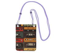 Piccole borse a tracolla per le donne borsa del telefono cellulare borsa impermeabile del telefono del nastro dell'annata borse del raccoglitore del pacchetto di Fanny