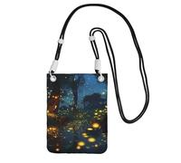Piccole borse a tracolla per le donne borsa del telefono cellulare borsa impermeabile del telefono delle lucciole portafoglio borse marsupio