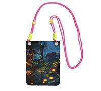 Piccole borse a tracolla per le donne borsa del telefono cellulare borsa impermeabile del telefono delle lucciole portafoglio borse marsupio
