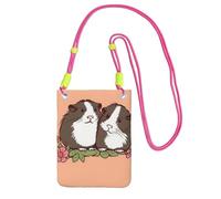 Piccole borse a tracolla per le donne borsa del telefono cellulare borsa impermeabile due porcellini d'India appendere fuori portafoglio borse marsupio
