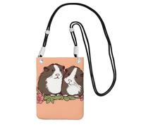 Piccole borse a tracolla per le donne borsa del telefono cellulare borsa impermeabile due porcellini d'India appendere fuori portafoglio borse marsupio