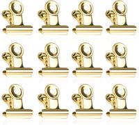 Piccole Bulldog Clips, 50 Pezzi Cerniere Clips, 22Mm Raccoglitore in Metallo Cli