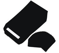 Piccole buste nere, 120 buste autoadesive in carta kraft, buste per monete per imballare o conservare piccoli oggetti, salari, francobolli (6,1 x 9,9 cm)