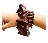 Piccole campane da polso leggere con guscio di frutta naturale per musica da viaggio, rilassamento spirituale, strumenti a percussione strumenti a percussione