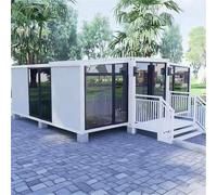 Piccole case in cui vivere per adulti Case minuscole di lusso Casa prefabbricata espandibile Mini Villa Casa modulare pieghevole prefabbricata personalizzabile con camera da letto, bagno e cucina