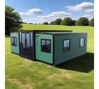 Piccole case in cui vivere per adulti Contenitore espandibile Home Room Prefab Tiny House Cucina, Bagno | Villa modulare mobile, Cabina per le vacanze