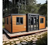 Piccole case in cui vivere per adulti, contenitore espandibile Piccola casa in vendita - Casa modulare pieghevole con 2-3 camere da letto con cucina completa e bagno