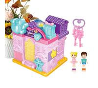 Piccole case per bambole - Villa Giocattolo con Luce e Musica,Castello Giocattolo Realista | Per bimbi e bimbe famiglia scuola camera studio sala giochi prescuola asilo compleanno festività materna