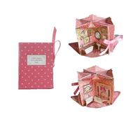 Piccole case per libri in scala 1:12, decorazione pieghevole in miniatura con diorama nascosto all'interno, piccoli libri realistici fatti a mano per case delle bambole e libreria, mini accessori per