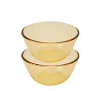 Piccole ciotole in vetro borosilicato per miscelare, frutta, dessert, snack da 12,7 cm, ciotola in vetro trasparente per cereali, utilizzabile in cucina, microonde e forno (6.69inch, 2pcs)