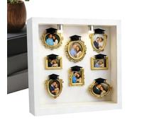 Piccole cornici da museo, vetrina - per ricordi, set di scatole museo in | Set di scatole da museo in miniatura dorate con te stesso, kit da museo fai da te per artigianato e ricordi per