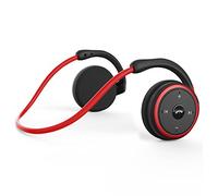 Piccole cuffie Bluetooth avvolgenti intorno alla testa, cuffie sportive wireless con microfono integrato e suono cristallino, pieghevoli e trasportate nella borsa, durata della batteria di 12 ore
