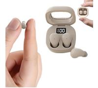 Piccole cuffie invisibili per il sonno, senza fili, Bluetooth nell'orecchio, cuffia Sleep Earbuds Headphones, per dormire sul lato, auricolari Bluetooth per piccole orecchie