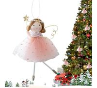Piccole Decorazioni Per Albero Di Natale A Forma Di Angelo | Lavori Artigianali Angeli Appendibili,Ornamenti Pendenti per Natale per la Decorazione di Parete Finestra Casa per Feste e Compleanni