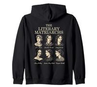 Piccole Donne nella Letteratura, Jane Austen, Bronte Sisters Felpa con Cappuccio