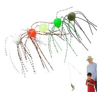 Piccole Esche Morbide di Esche Con Affondamento Lento 5 Pezzi - Attrezzature leggere e realistiche per Trote Perche in Acqua e Salata per Principianti Esterni