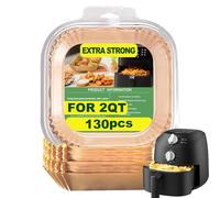 Piccole fodere per friggitrice ad aria COMFEE' Compact 2.1, fodere per friggitrice ad aria da 2 qt per Instant Pot Vortex Mini, fodere di carta usa e getta da 2 qt mini fodere per Gourmia Compact