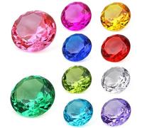 Piccole Gemme, 2set Acrilic Gems da 1, 6 Pollici Multicolore Chaos smerals Treasure Hunt Prop Facile da Pulire Poco per Il Compleanno Premi di Pasqua di Natale, Pietre preziose per Bambini