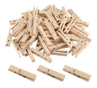 Piccole graffette, 150 mollette in legno per il fai da te, piccole mollette per biancheria, mollette decorative, mini mollette in legno, per fai da te e foto, cartoline, regali