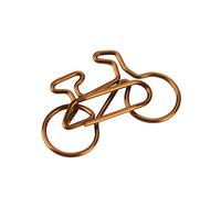 Piccole Graffette, Segnalibro Clip Segnalibro Color caffè Clip di Cancelleria per Ufficio Scuola 20 Pezzi Graffette in Metallo a Forma di Bicicletta Segnalibro Organizzazione di
