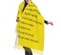 Piccole idee regalo per le donne, giallo con scritta in lingua inglese "To My SonNever Forget That I Love You", scialli motivazionali e ispiratori, 8x504, Etichettalia unica