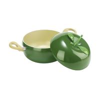 Piccole Pentole Da Cucina | Casseruola per Verdure e Frutta a Cottura Lenta,Padella Con Coperchio,Per Piano Di Cottura A Induzione, Latte, Zuppa, Spaghetti, Frittura, Sobollimento, Cucina