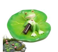 Piccole rane in resina, ornamenti realistici per animali, statuette leggere in miniatura, piccole e realistiche, mini decorazioni per casa, balcone, ingresso, cortile, camera da letto, soggiorno
