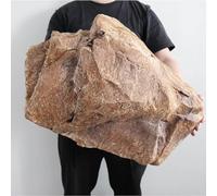 Piccole rocce finte, leggere e resistenti; pietre decorative da esterno; rocce artificiali realistiche e altamente realistiche per l’architettura paesaggistica; resistenti alle intemperie(Yellow,8)