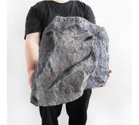 Piccole rocce finte, leggere e resistenti; pietre decorative da esterno; rocce artificiali realistiche e altamente realistiche per l’architettura paesaggistica; resistenti alle intemperie(Grey,10)