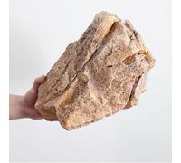 Piccole rocce finte, leggere e resistenti; pietre decorative da esterno; rocce artificiali realistiche e altamente realistiche per l’architettura paesaggistica; resistenti alle intemperie(Yellow,5)