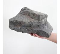 Piccole rocce finte, leggere e resistenti; pietre decorative da esterno; rocce artificiali realistiche e altamente realistiche per l’architettura paesaggistica; resistenti alle intemperie(Grey,4)