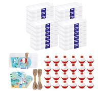 Piccole scatole per attrezzatura da, piccole scatole in PVC con bobber per, a tema pesce per famiglia, donne, giovani, ragazzi, moglie, figlia, amici, adolescenti, figlio