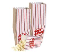 Piccole scatole per popcorn del cinema, in carta, a righe rosse e bianche, ideali per serate film o feste a tema, teatro o feste di carnevale, ecc., 40 scatole