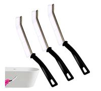 Piccole spazzole di pulizia per spazi ristretti, pennelli per la pulizia tenuti a mano, set di 3 spazzole esfolianti portatili, strumento di pulizia multifunzionale, scrub per