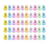 Piccole statuette | Decorazione per Halloween, in resina, 50 pezzi, decorazione luminosa per feste, soggiorno, scrivania, ufficio, camino, terrazza, giardino