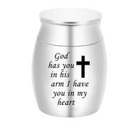 Piccole Urne Di Souvenir - Urna Di Cremazione In Metallo Per Animali Domestici, Elegante Portamemoriale In Acciaio Inossidabile, Soluzione Di Stoccaggio Di Cenere Di Cenere Di Design Portatile | Bella