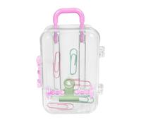 Piccole valigie per regali, mini bagaglio trasparente, scatola da viaggio per compleanno, matrimonio, compleanno, decorazione della casa antica, scatola di caramelle valigia