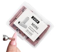 Piccoli abrasivi | 50 pezzi compatti strumenti manicure salone | Fasce abrasive per unghie elettriche - per viaggi di lavoro, feste, scuola, fidanzata, moglie, figlia
