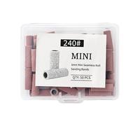 Piccoli abrasivi - Set compatto da 50 pezzi con strumenti e per manicure da salone | abrasivi per unghie per manicure - Per le feste in viaggio a casa e come regalo