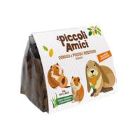 Piccoli Amici Biscotti per conigli e roditori 100 gr Carote e albicocche - Mangime per conigli - 1° ORDINE? scegli lo sconto BZR5 / BZR20 + 200 punti fedeltà