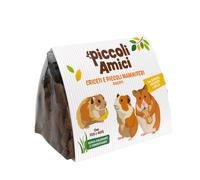 Piccoli Amici Biscotti per criceti e piccoli mammiferi 100 gr - banane, arachidi e miele - 1° ORDINE? scegli lo sconto BZR5 / BZR20 + 200 punti fedeltà