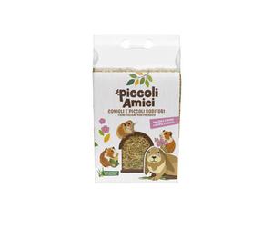 Piccoli Amici Fieno per conigli e piccoli roditori non pressato 500 gr con Rosa canina e menta - Mangime per conigli - 1° ORDINE? scegli lo sconto BZR5 / BZR20 + 200 punti fedeltà
