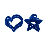 Piccoli artigli per capelli con stella cuore Decors cattura capelli clip mascella morsetto per le donne Mezza panino Forcine per capelli spessi Multi colore artiglio per capelli per le donne Artigli